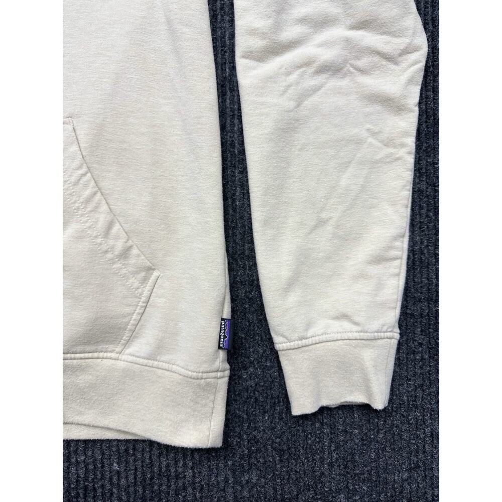 Patagonia Hoodie Women Large Off White Free Hand Fitz Roy Ahnya Pullover - Picture 4 of 12